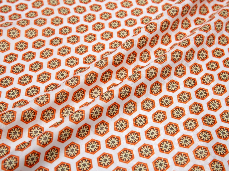 Vải lót in hình Jacquard Polyester-Viscose