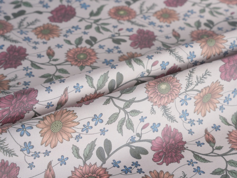 Vải lót in hình twill polyester-viscose Vải lót in hình twill polyester-viscose