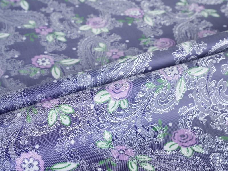 Vải lót in hình Jacquard Polyester-Viscose